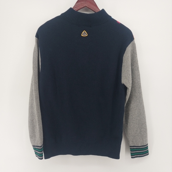 Louis Castel Wool 1/4 zip Sweater - Picture 6 of 7